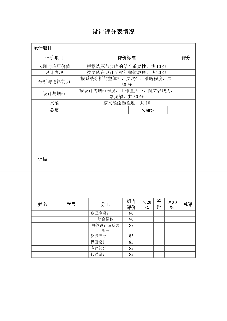 管理信息系统大作业《酒店管理系统》.docx_第3页