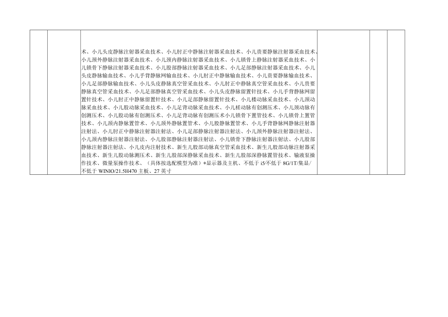 货物需求一览表及技术规格 多功能实训室采购明细表.docx_第3页