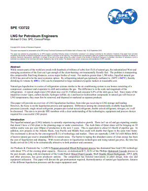 美国石油工程师协会-LNG工艺介绍 LNG for PE Paper - SPE 133722.docx