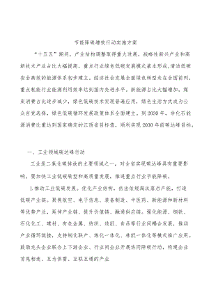 节能降碳增效行动实施方案.docx