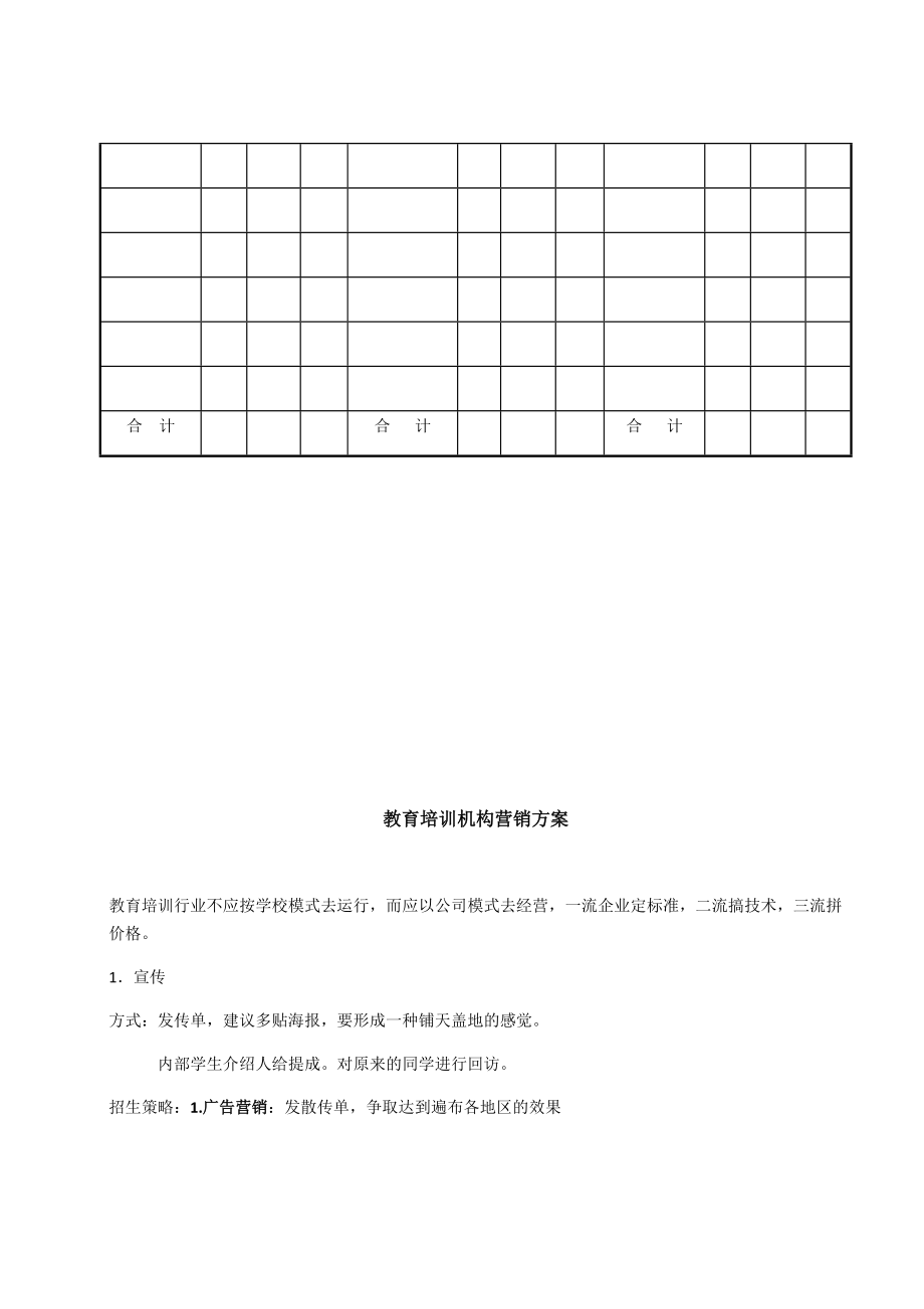 教育培训机构营销方案(DOC34页).doc_第2页