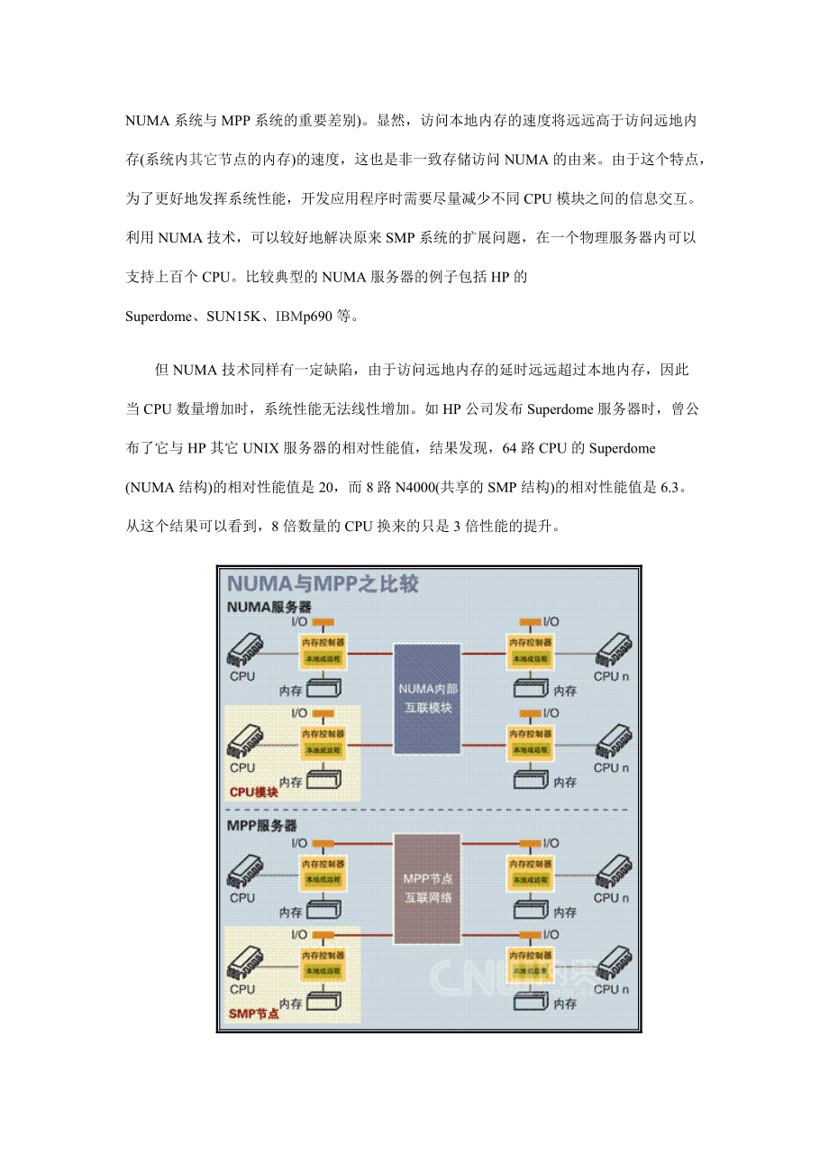 服务器三大体系SMP、NUMA、MPP介绍.docx_第3页