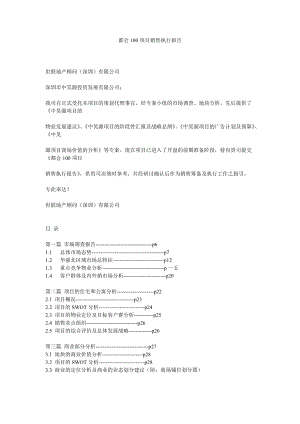 某房地产公司项目销售执行报告.docx