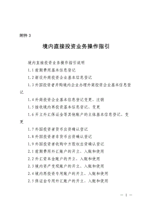 境内直接投资业务操作指引.docx