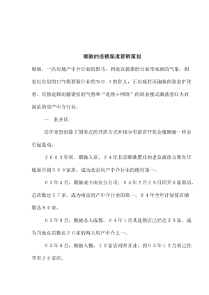 某某的连销渠道营销策划.docx