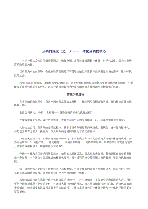 分销深度综合概述.docx