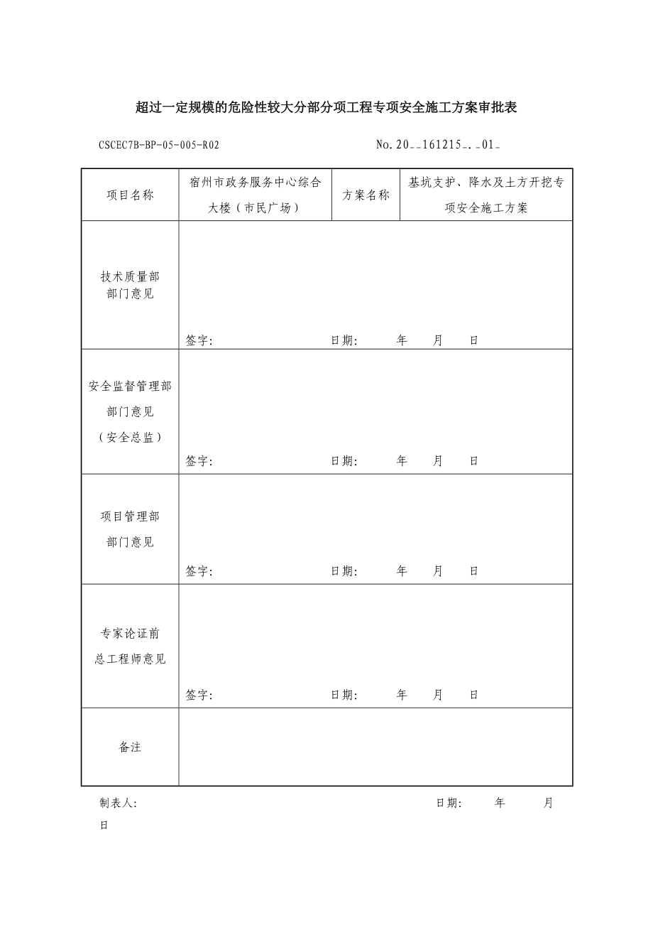 基坑支护施工方案115(专家论证后).docx_第1页