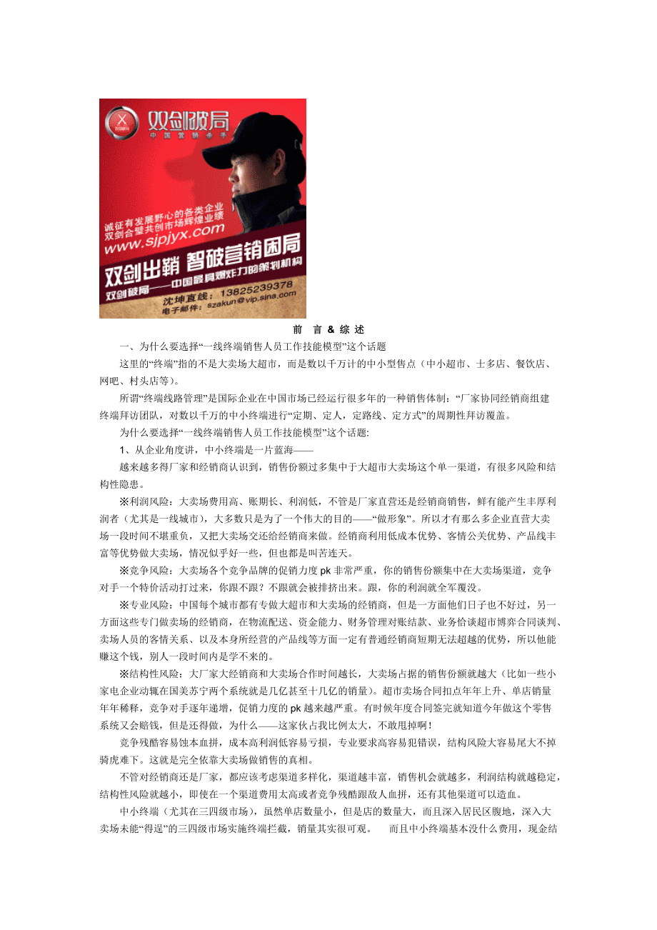 中小终端销售人员工作技能模型魏庆.docx_第1页