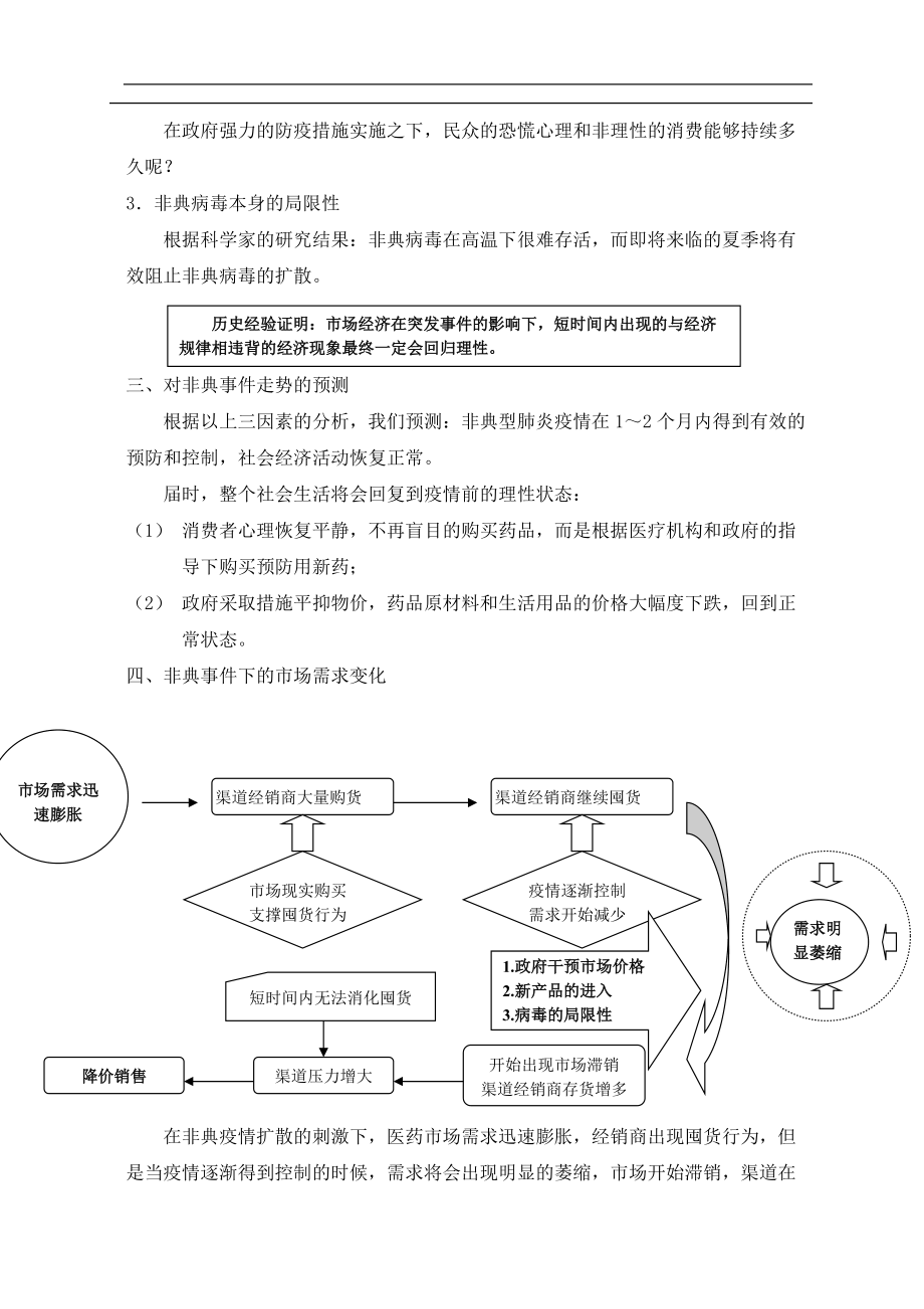 制药企业在非典时期的营销应对策略.docx_第3页