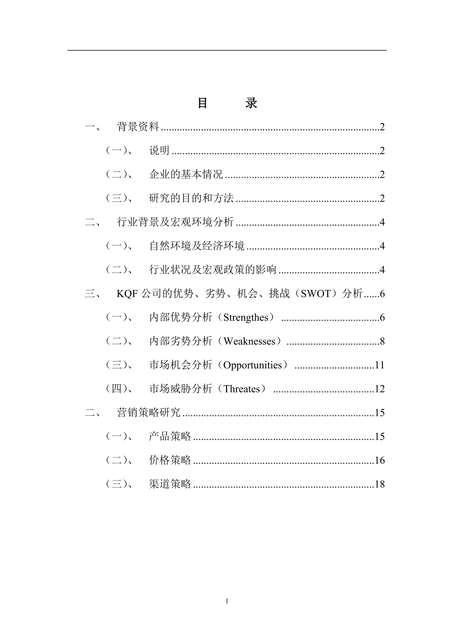 某公司的营销策略市场营销报告.docx_第2页