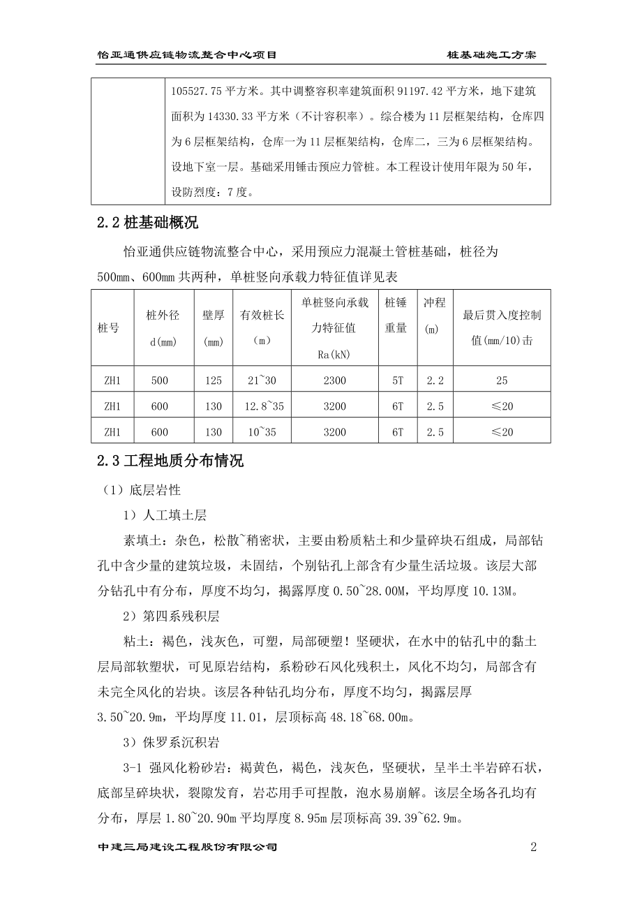 桩基施工方案(锤击桩).docx_第3页