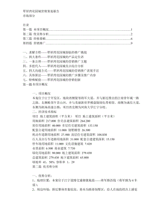 某某房地产花园城营销策划报告.docx