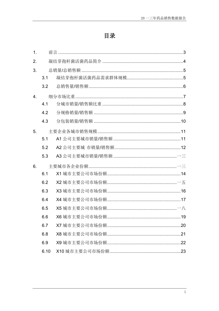 凝结芽孢杆菌活菌药品销售数据市场调研报告.docx_第2页