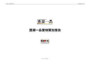 南昌澄湖一品项目全程营销策划报告_84PPT.docx