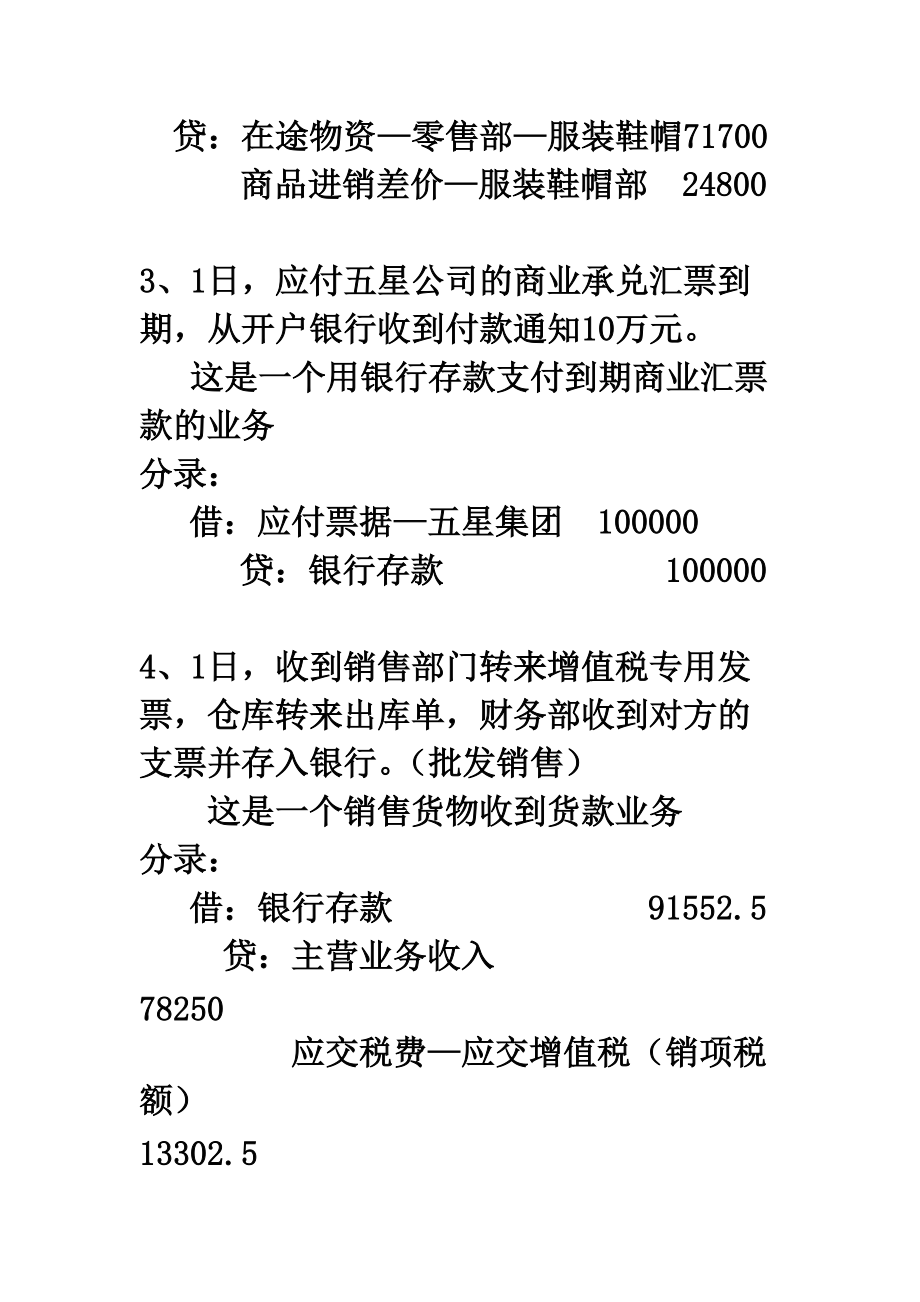 商品流通企业实训业务会计分录.docx_第3页