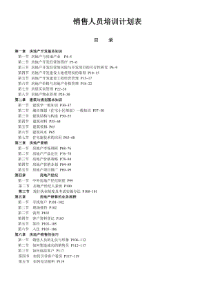 房地产销售人员培训教程（DOC151页）.docx