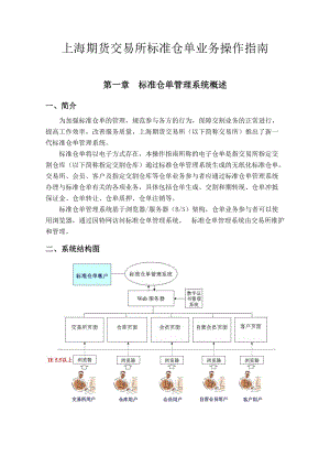 上海期货交易所标准仓单业务操作指南.docx