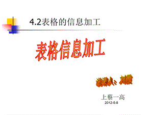 表格说课稿课件.ppt