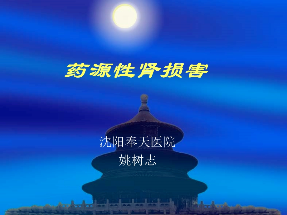 药物性肾损害课件.ppt_第1页