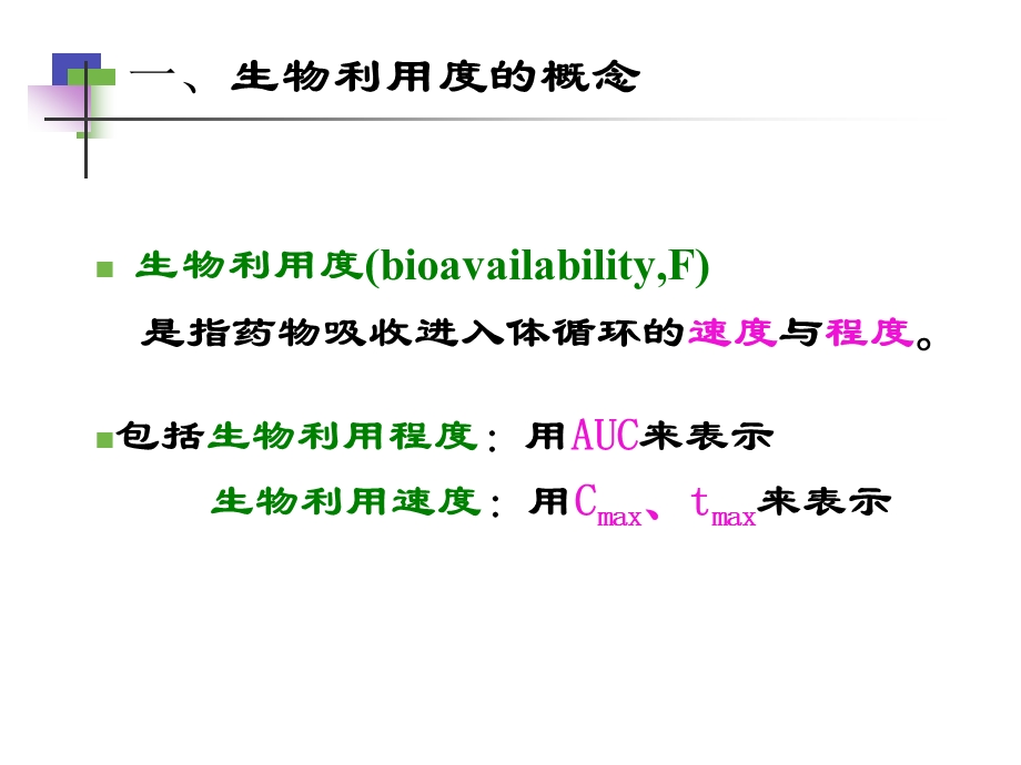 第十六章生物利用度与生物等效性课件.ppt_第3页