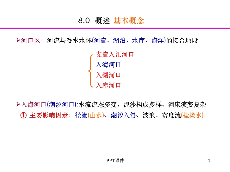 第八章 潮汐河口的演变课件.ppt_第2页