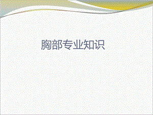 胸部专业知识培训(会议)课件.ppt