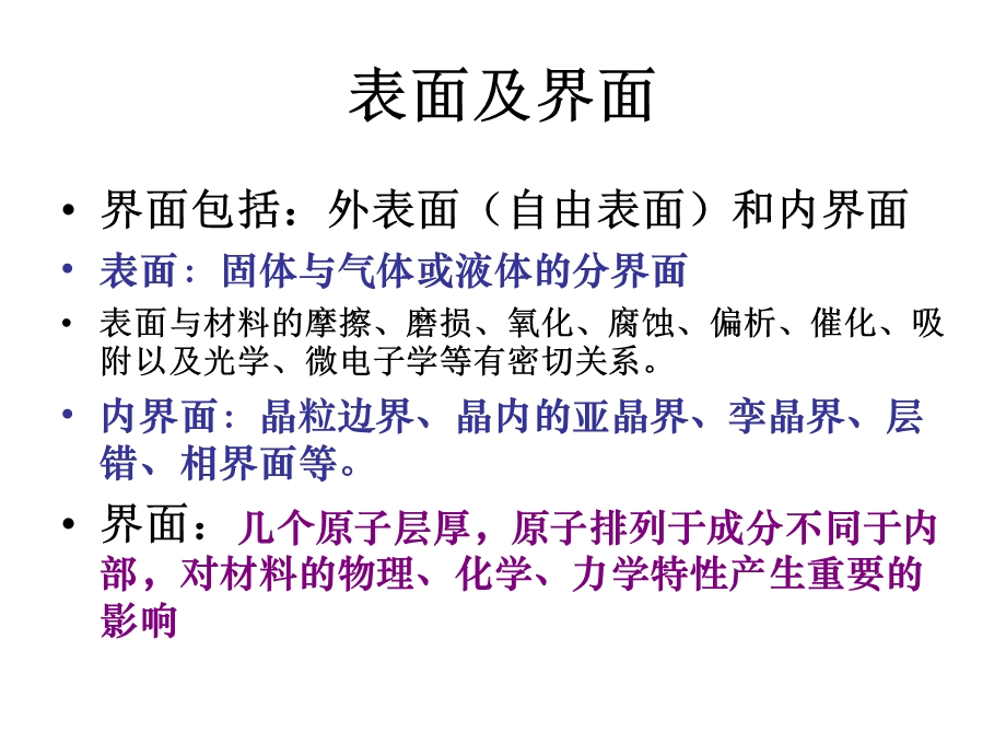 第三章晶体缺陷表面与界面（课堂版三）课件.ppt_第2页