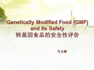 转基因食品的安全性评价要点课件.ppt