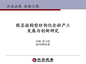 股票挂钩型结构化金融课件.ppt