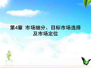 第4章市场细分目标市场选择及市场定位解析课件.ppt