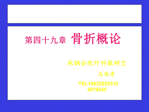 第四十九骨折概论课件.ppt