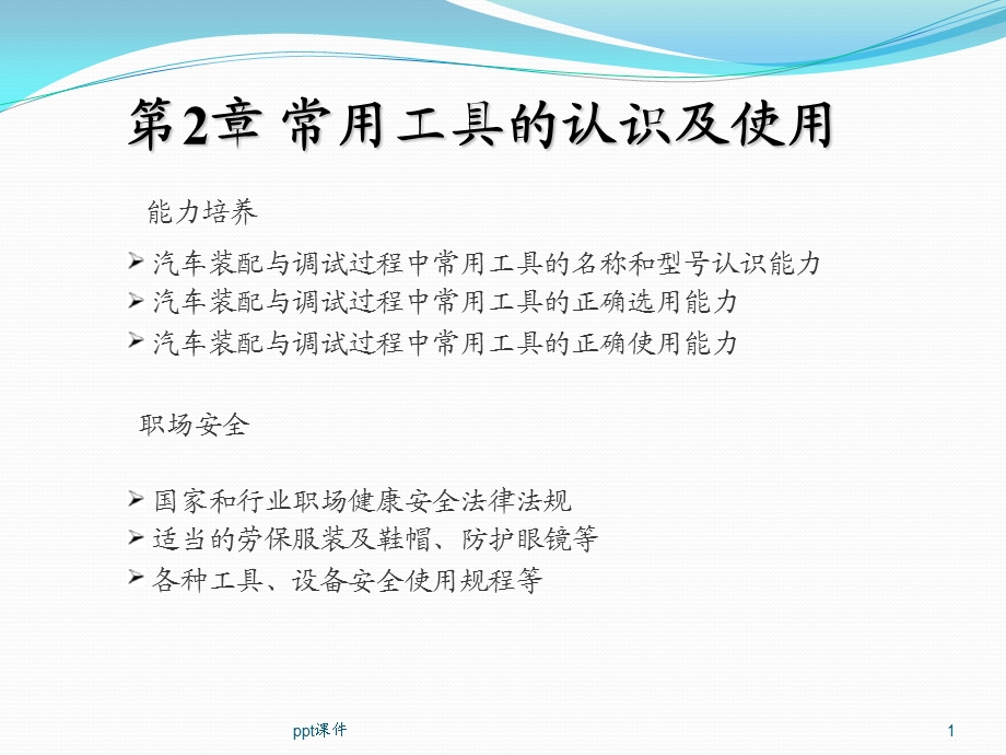 第二章 常用工具的认识及使用 课件.ppt_第1页