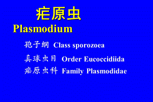 疟原虫医学微生物学课件.ppt