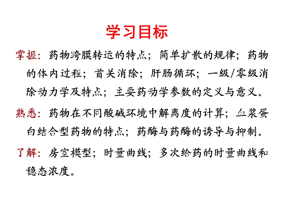 药理学第3章 药物代谢动力学课件.ppt_第2页