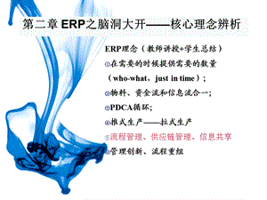 第二章 ERP的核心理念辨析课件.ppt