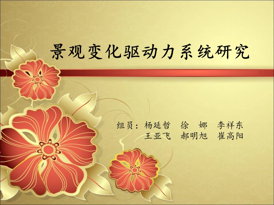 第4组景观变化驱动力研究课件.ppt_第1页