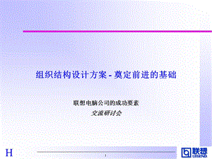 组织结构设计 课件 实用版.ppt