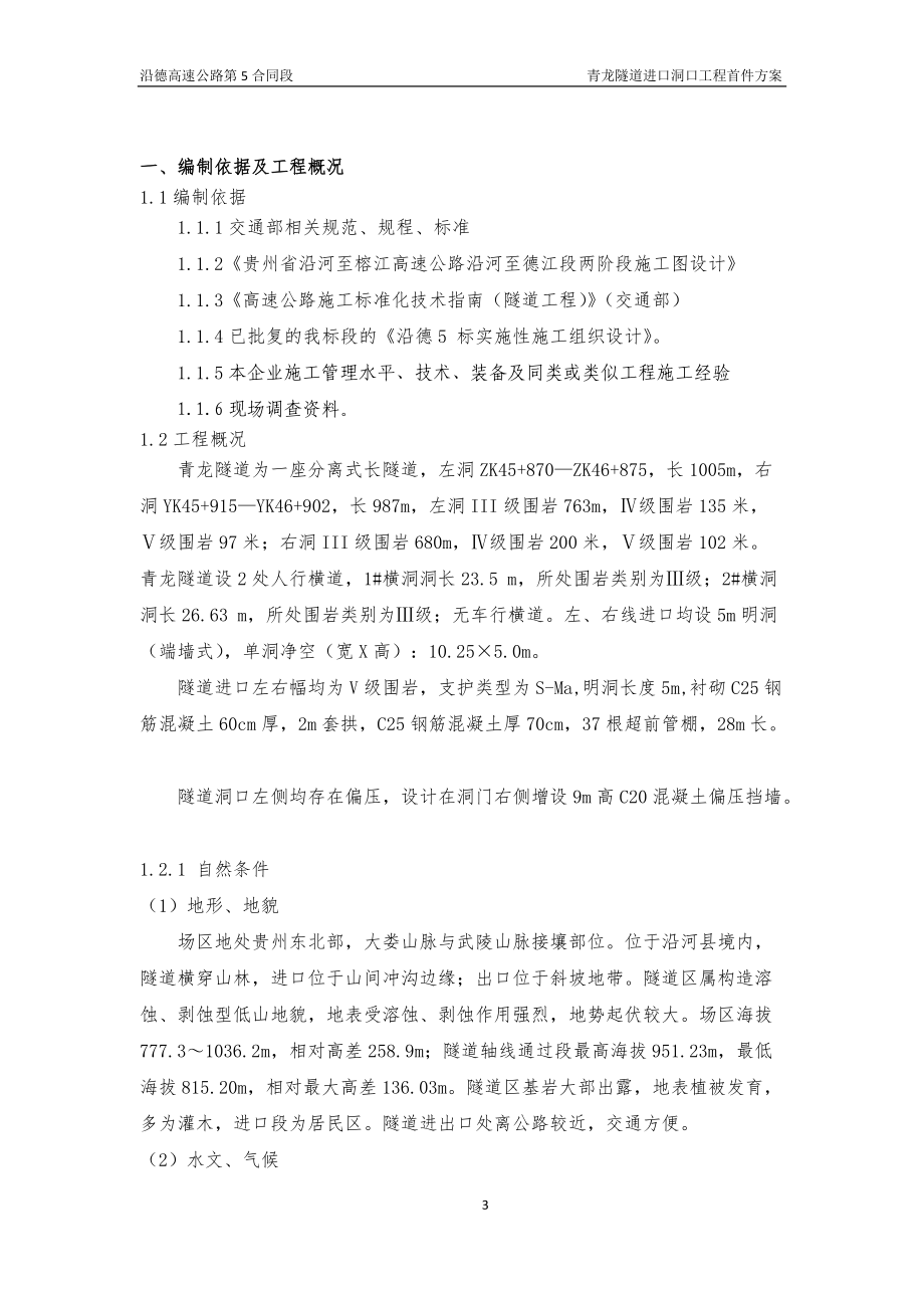 青龙隧道洞口工程首件方案.docx_第3页