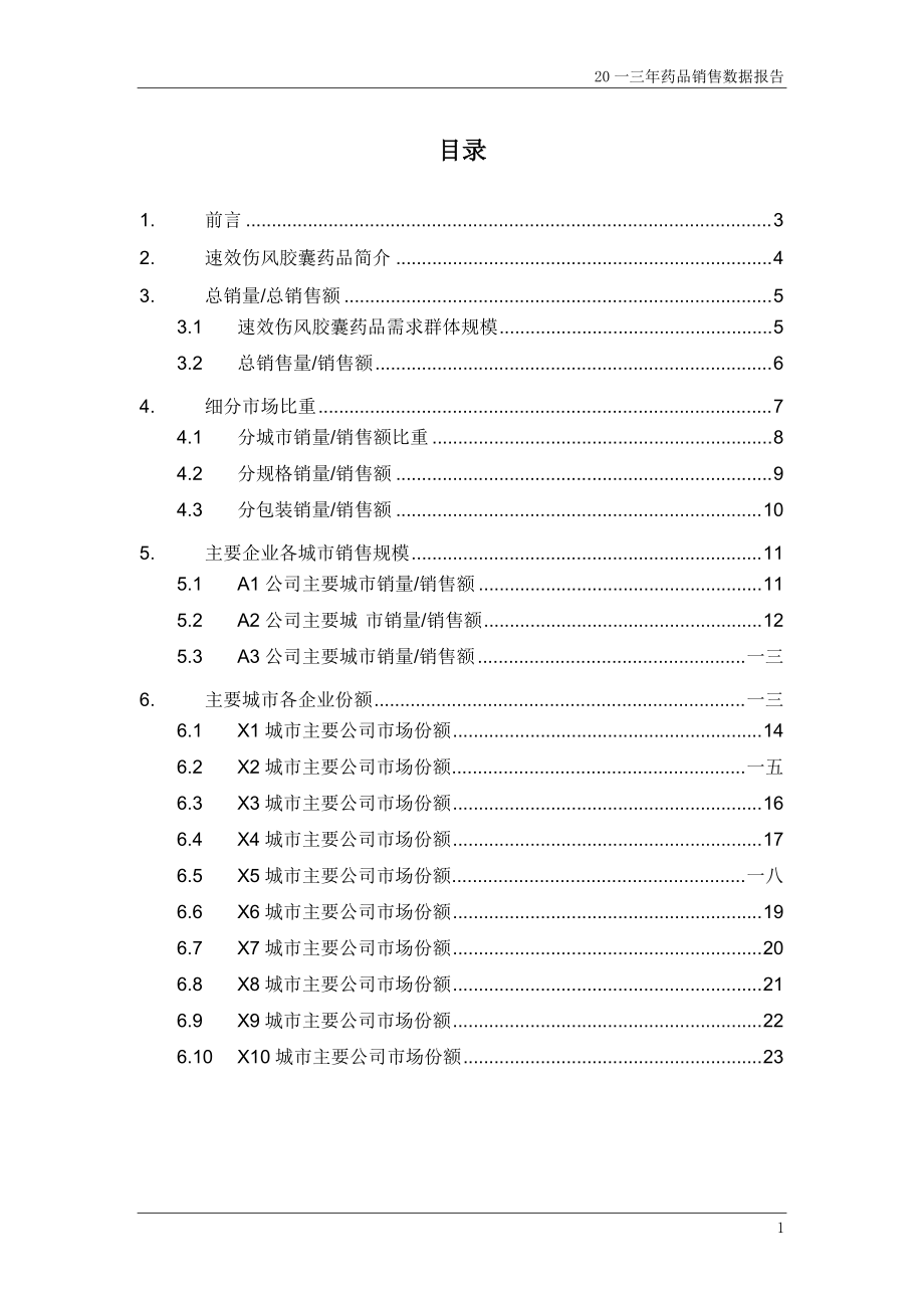 速效伤风胶囊药品销售数据市场调研报告.docx_第2页