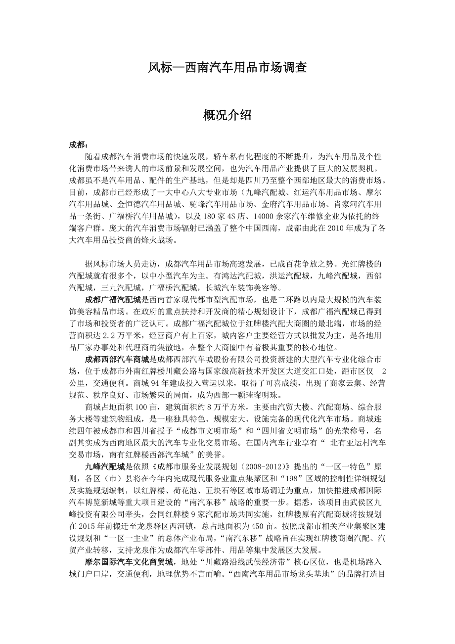 西南汽车用品市场专题.docx_第1页