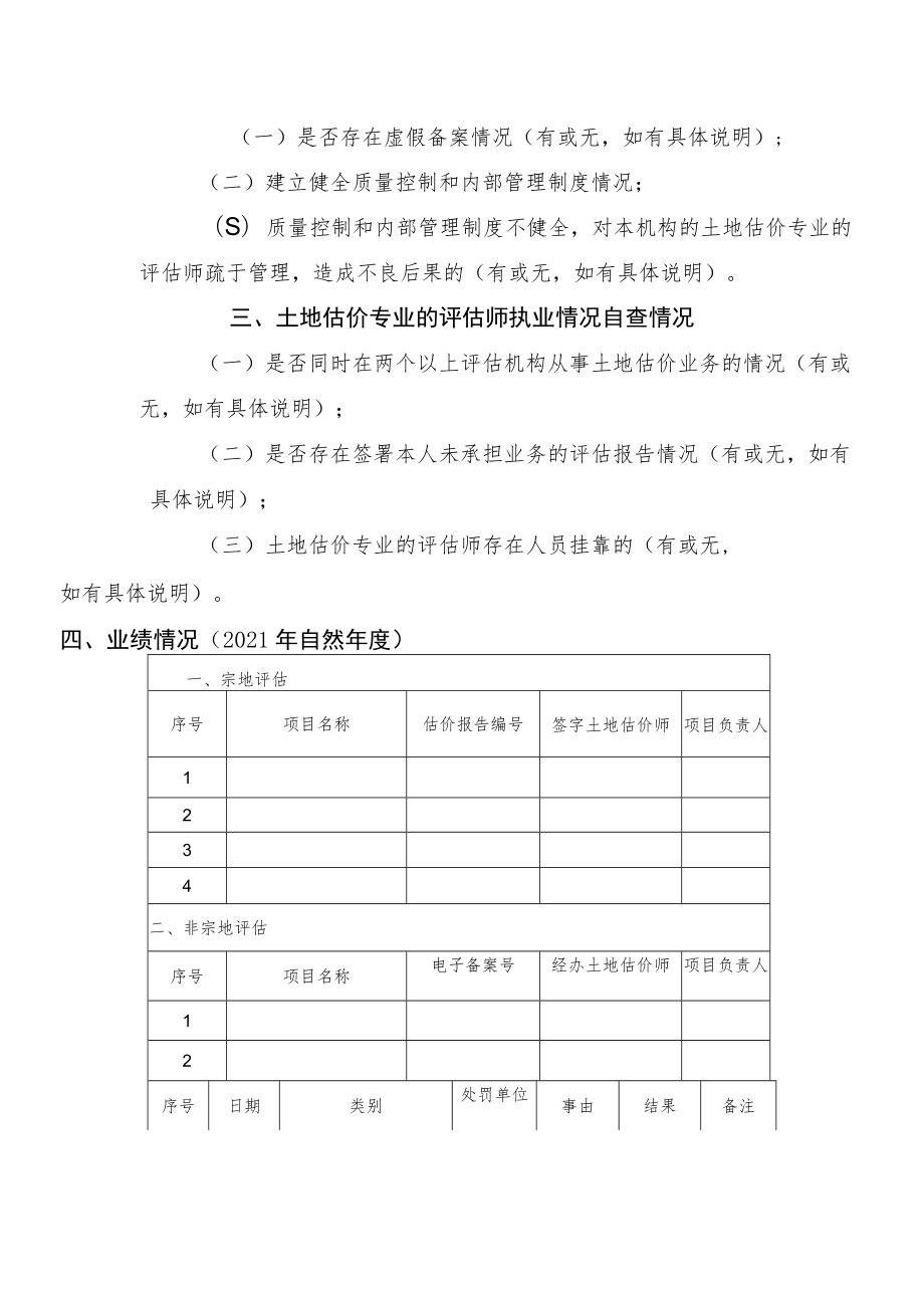 土地估价专业的评估师自查报告（参考模板）.docx_第3页