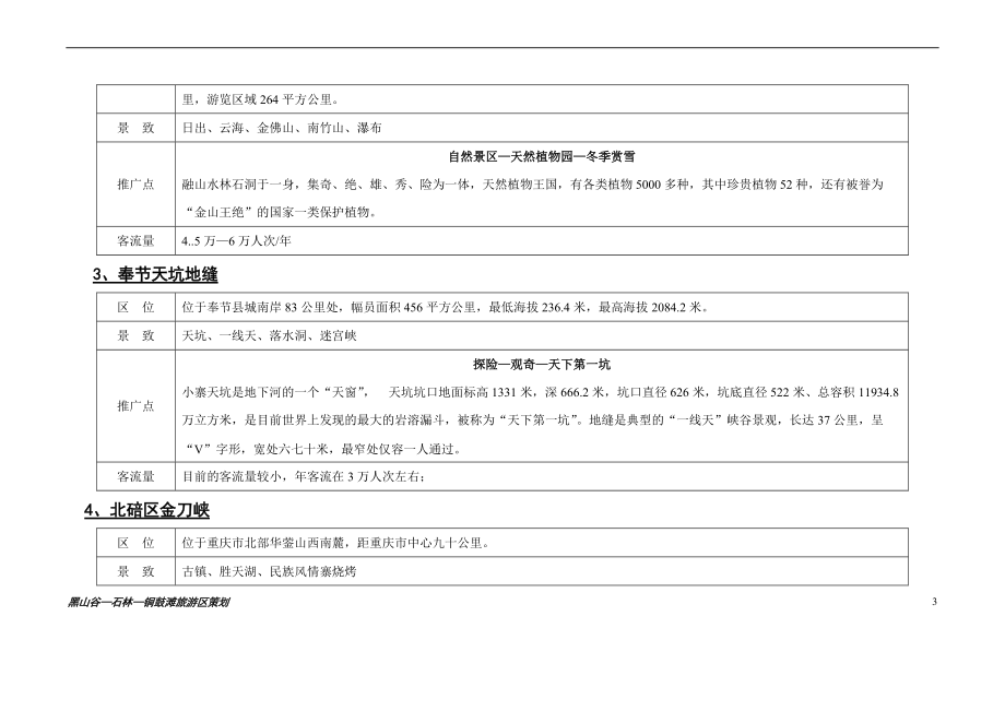 重庆黑山谷石林铜鼓滩旅游区营销策划全案_旅游地产.docx_第3页