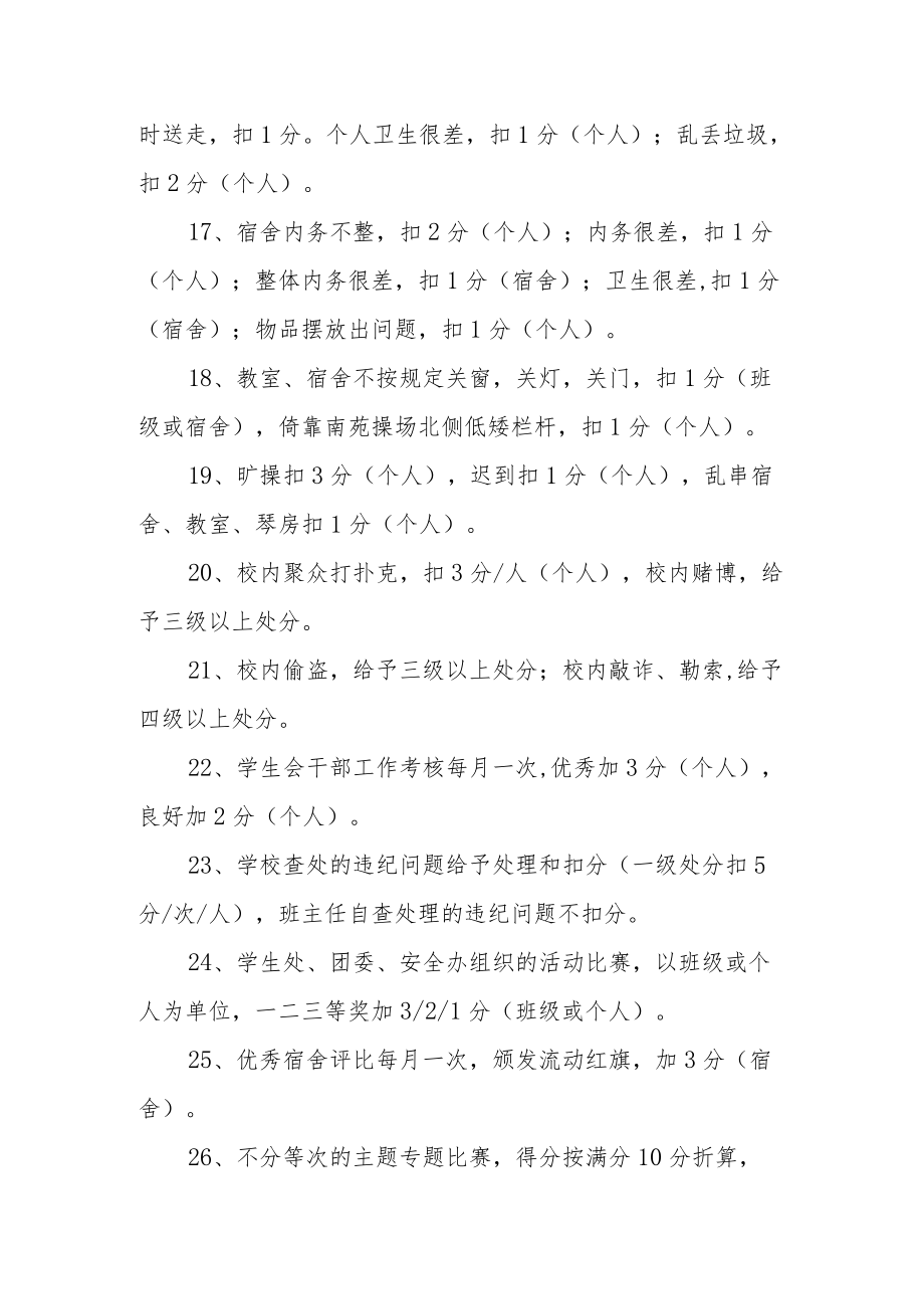 学生常规管理问题考核标准.docx_第3页