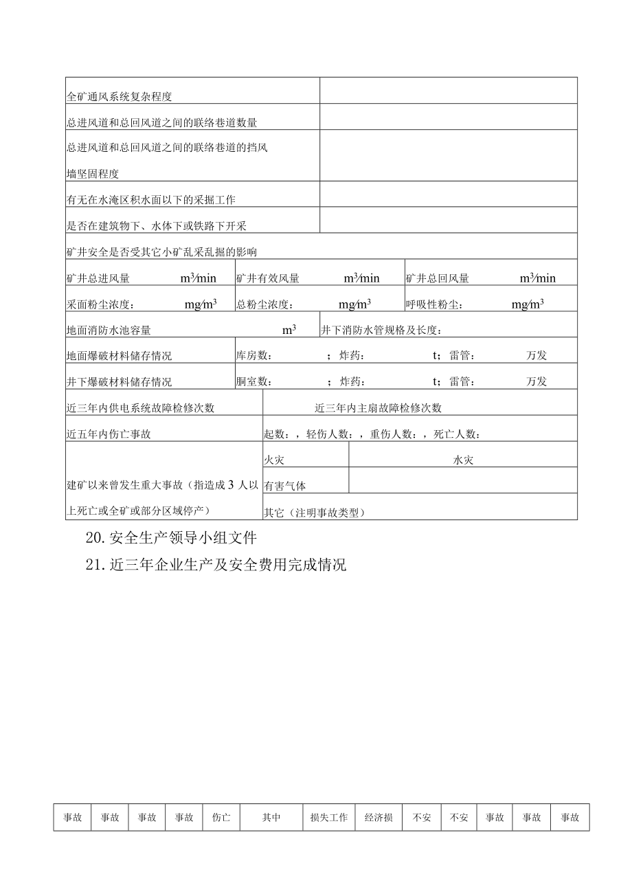 地下矿山安全评价资料清单.docx_第3页