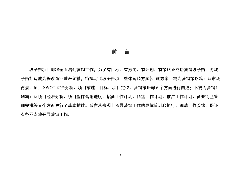 长沙坡子街商业项目整体营销方案.docx_第2页