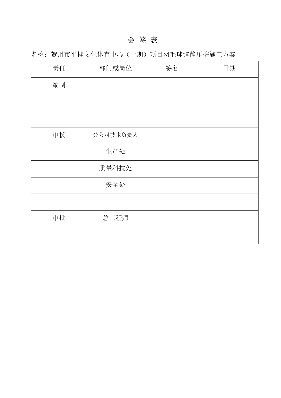 贺州平桂文化体育中心羽毛球馆)静压桩施工方案1.docx_第2页