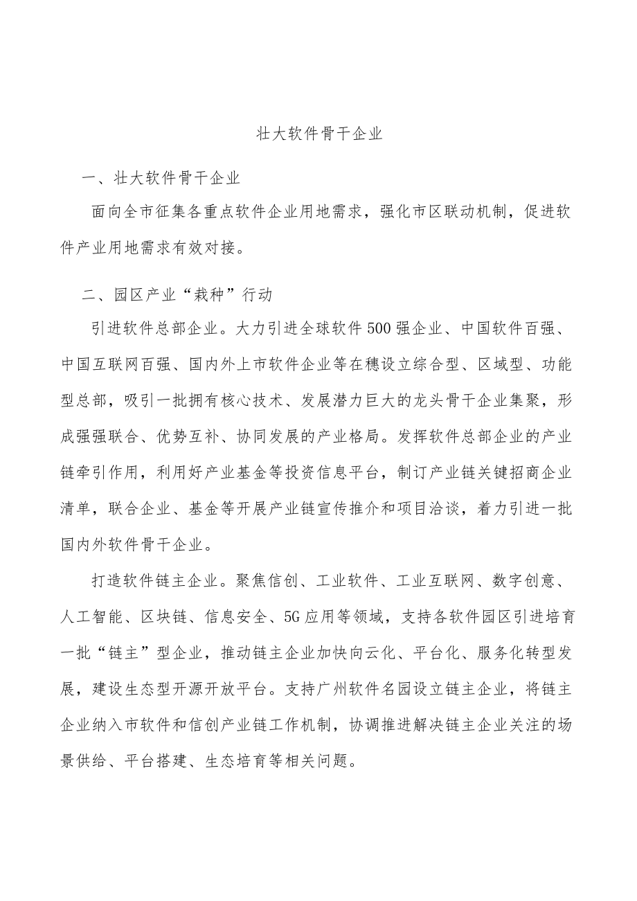 壮大软件骨干企业.docx_第1页