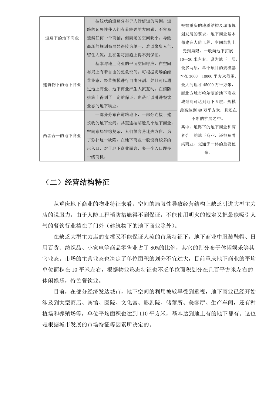 重庆市地下商业报告.docx_第3页