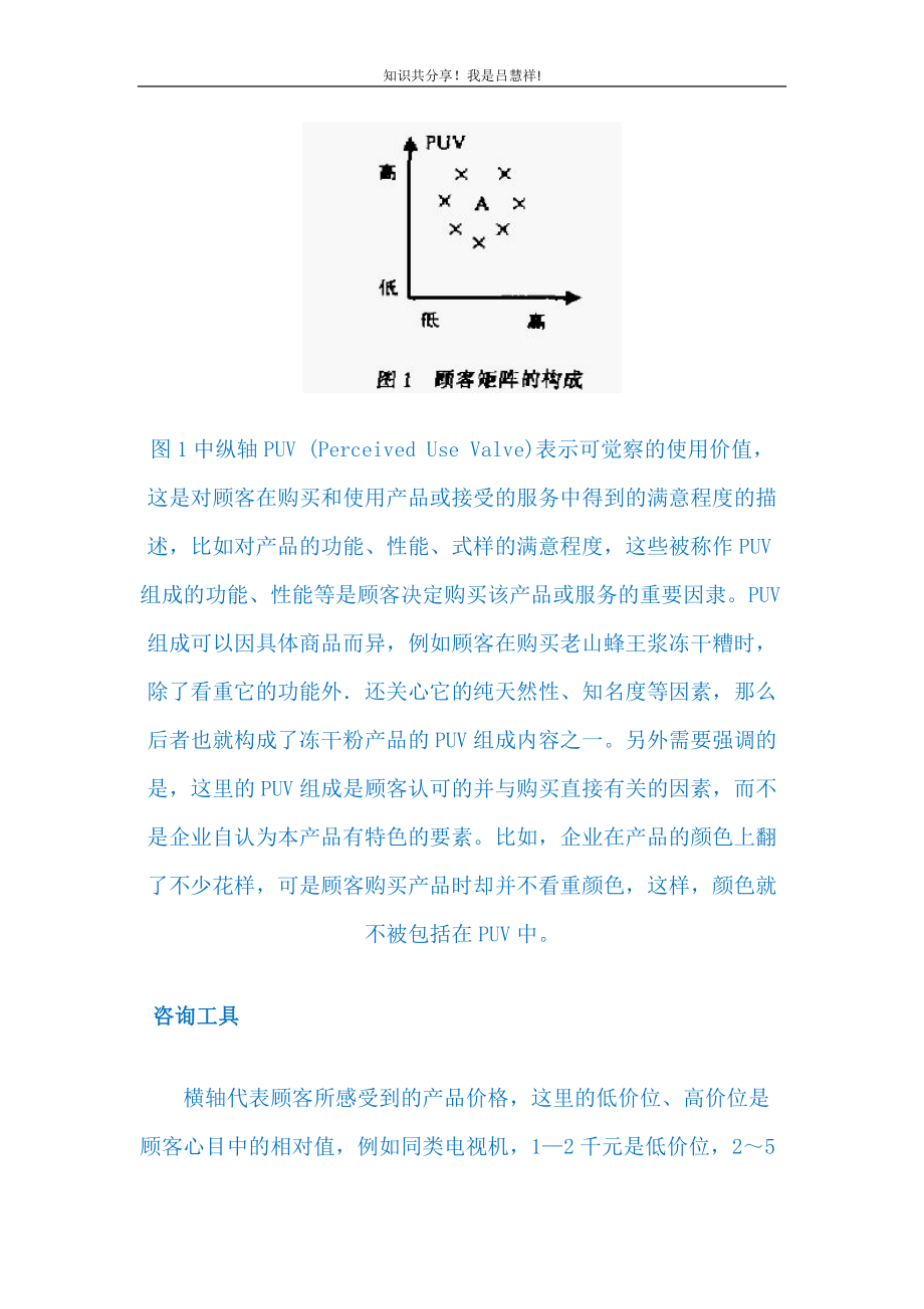 营销战略LV福克纳和鲍曼的顾客矩阵.docx_第2页