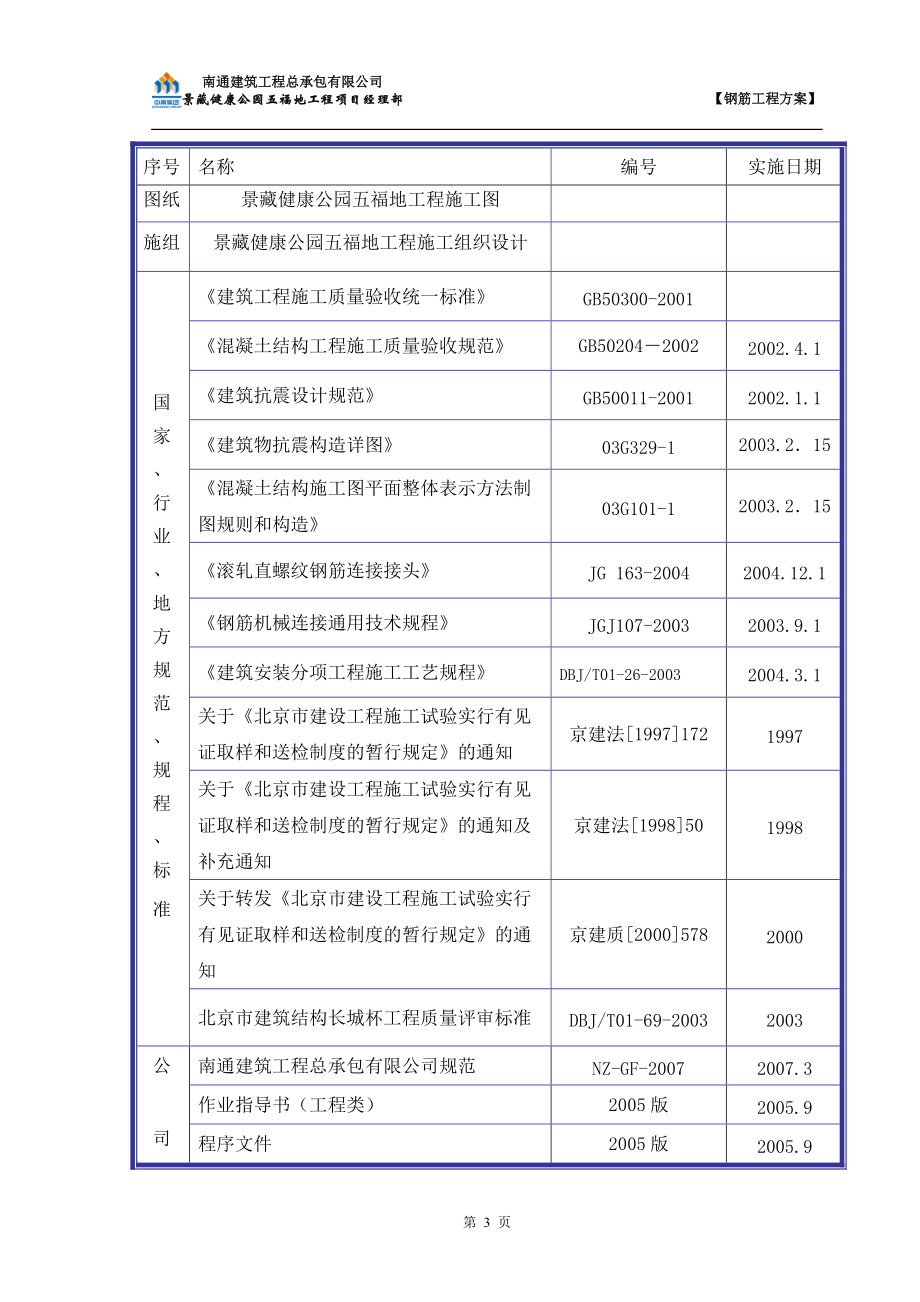 钢筋施工方案(长城杯).docx_第3页